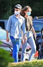 MAYA HAWKE and Tom Sturridge Out Shopping in New York 07/23/2020