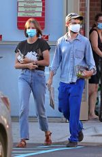 MAYA HAWKE and Tom Sturridge Out Shopping in New York 07/23/2020