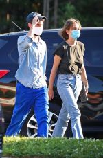 MAYA HAWKE and Tom Sturridge Out Shopping in New York 07/23/2020
