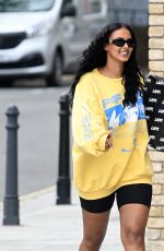 MAYA JAMA Arrives at a Studios in London 07/11/2020