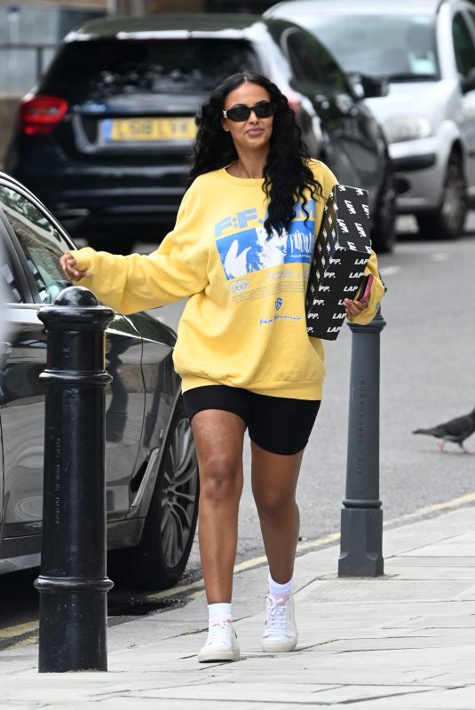 MAYA JAMA Arrives at a Studios in London 07/11/2020