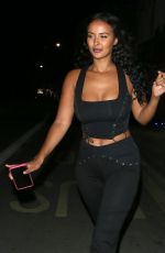 MAYA JAMA Arrives at Sexy Fish Restaurant in London 07/10/2020