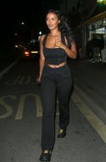 MAYA JAMA Arrives at Sexy Fish Restaurant in London 07/10/2020