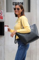 MELANIE SYKES Arrives at BBC Studios in London 07/18/2020