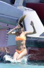 MELISSA SATTA in Bikini at a Yacht in Sardinia 06/28/2020