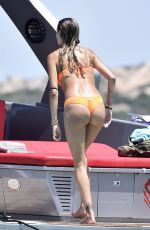 MELISSA SATTA in Bikini at a Yacht in Sardinia 06/28/2020