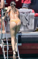 MELISSA SATTA in Bikini at a Yacht in Sardinia 06/28/2020