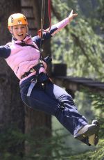 MICHELLE HUNZIKER at Adventure Park in Colfoco 07/26/2020