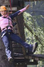 MICHELLE HUNZIKER at Adventure Park in Colfoco 07/26/2020