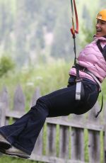 MICHELLE HUNZIKER at Adventure Park in Colfoco 07/26/2020