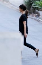 MINKA KELLY Putting a Mailbox Outside Her Home in Los Angeles 07/13/2020