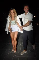 MOLLY SMITH and Callum Jones at Dakota Restaurant in Manchester 07/11/2020