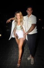MOLLY SMITH and Callum Jones at Dakota Restaurant in Manchester 07/11/2020