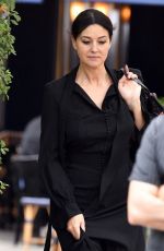 MONICA BELLUCCI Out for Lunch in Paris 07/16/2020