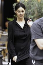 MONICA BELLUCCI Out for Lunch in Paris 07/16/2020