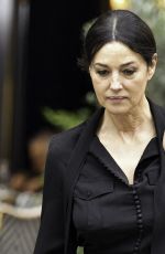 MONICA BELLUCCI Out for Lunch in Paris 07/16/2020