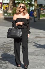 MYLEENE KLASS Arrives at Global Studios at Leicester Square in London 07/17/2020