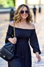 MYLEENE KLASS Arrives at Global Studios in London 07/29/2020