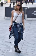 MYLEENE KLASS Arrives at Heart Radio in London 07/10/2020