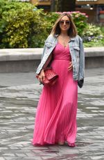 MYLEENE KLASS Arrives at Smooth Radio in London 07/08/2020