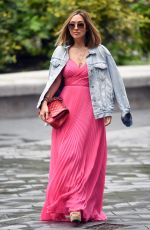 MYLEENE KLASS Arrives at Smooth Radio in London 07/08/2020