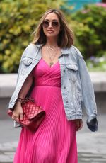 MYLEENE KLASS Arrives at Smooth Radio in London 07/08/2020
