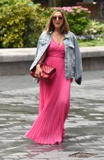 MYLEENE KLASS Arrives at Smooth Radio in London 07/08/2020