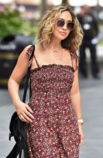 MYLEENE KLASS Arrives at Smooth Radio in London 07/13/2020