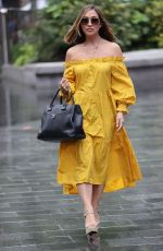 MYLEENE KLASS Leaves Smooth Radio Studios in London 07/25/2020