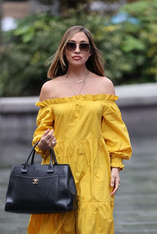 MYLEENE KLASS Leaves Smooth Radio Studios in London 07/25/2020
