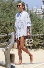 NATASHA POLY Arrives at Club 55 07/01/2020