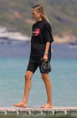 NATASHA POLY at Club 55 Beach in Saint-tropez 07/28/2020