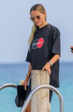 NATASHA POLY at Club 55 Beach in Saint-tropez 07/28/2020