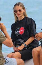NATASHA POLY at Club 55 Beach in Saint-tropez 07/28/2020