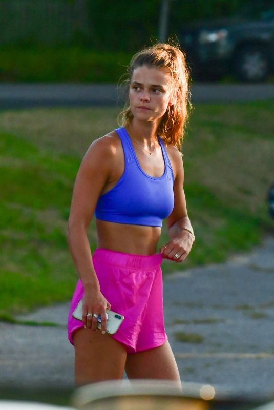 NINA AGDAK Workout in The Hamptons 07/09/2020