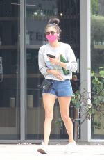 NINA DOBREV Leaves Remedy Place Fitness Center in West Hollywood 07/22/2020