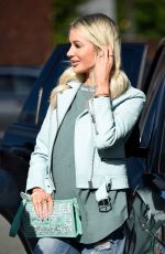 OLIVIA ATTWOOD in Ripped Denim Leaves a Salon in Cheshire 07/10/2020