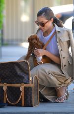 OLIVIA CULPO Visits the Vet with Her New Dog Oliver Sprinkles in Los Angeles 07/17/2020