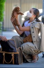 OLIVIA CULPO Visits the Vet with Her New Dog Oliver Sprinkles in Los Angeles 07/17/2020