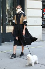 OLIVIA PALERMO and Her Dog Mr. Butler Out in New York 07/16/2020
