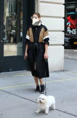 OLIVIA PALERMO and Her Dog Mr. Butler Out in New York 07/16/2020