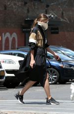OLIVIA PALERMO and Her Dog Mr. Butler Out in New York 07/16/2020