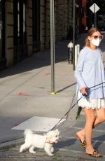 OLIVIA PALERMO Out with Her Dog in Brooklyn 07/19/2020