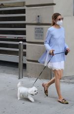 OLIVIA PALERMO Out with Her Dog in Brooklyn 07/19/2020