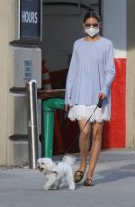 OLIVIA PALERMO Out with Her Dog in Brooklyn 07/19/2020