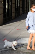 OLIVIA PALERMO Out with Her Dog in Brooklyn 07/19/2020