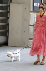 OLIVIA PALERMO Out with Her Dog in Brooklyn 07/26/2020