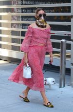 OLIVIA PALERMO Out with Her Dog in Brooklyn 07/26/2020