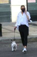 OLIVIA PALERMO Out with Her Dog in Brooklyn 07/28/2020