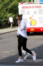 OLIVIA PALERMO Out with Her Dog in Brooklyn 07/28/2020